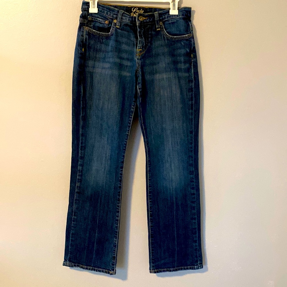 Lucky straight leg six 6/28 short inseam jeans